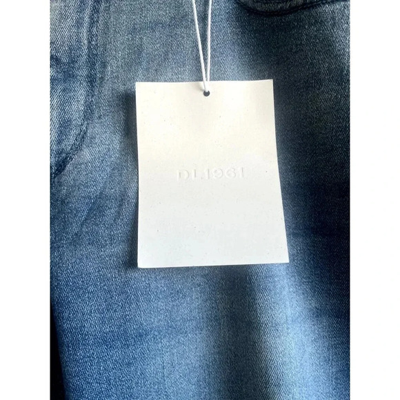 DL1961 Mara Straight High Rise Instasculpt Ankle Medium Wash Size 18W NWT - Picture 3 of 12